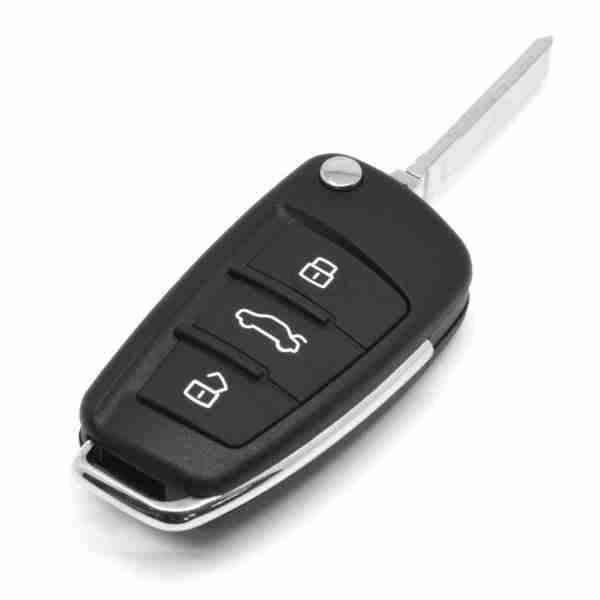 Lot De 2 Claviers Caoutchouc Pour Clé Audi - Compatible A2 A3 A4 A6 A8 Q5 Q7 TT S6 (mini Tournevis Inclus)